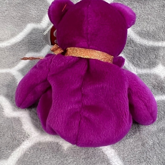 Ty Beanie Babies Millennium Plush Toy Bear Retired Birthday January 1, 1999 - Picture 9 of 10